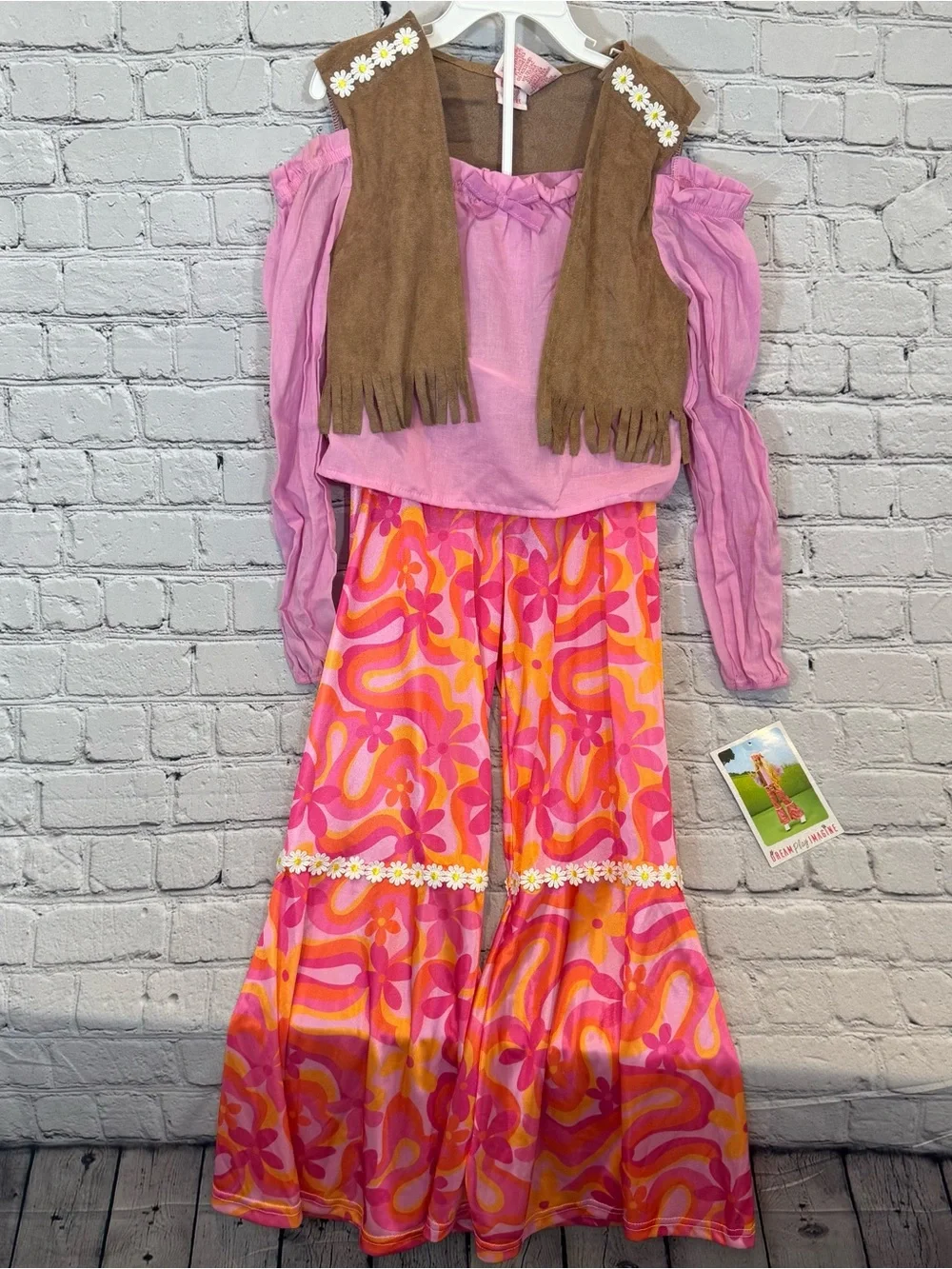 Dream Play Imagine Girls’ Hippie Halloween Costume
